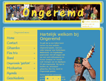 Tablet Screenshot of ongeremd.nl